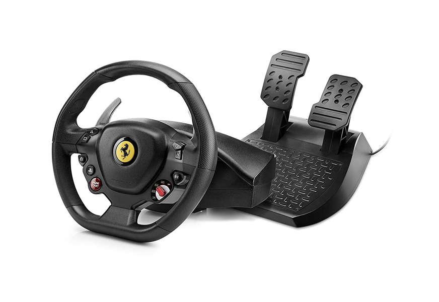 thrustmaster t80 ferrari 488 gtb edition racing wheel