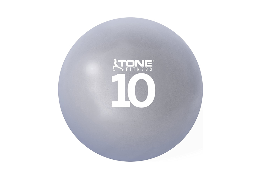 tone fitness soft weighted exercise ball