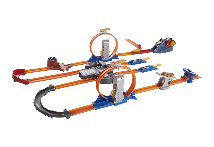 total turbo takeover hot wheels track builder set