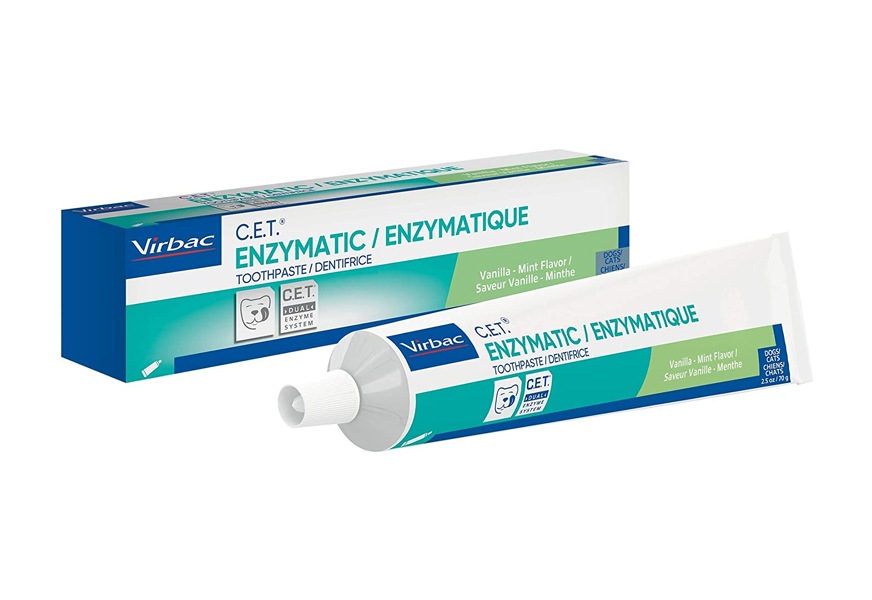 virbac cet vanilla mint toothpaste for dogs