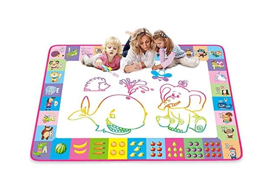 aqua magic mat kids painting writing doodle board toy