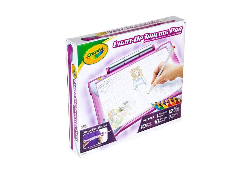 crayola light up tracing pad pink