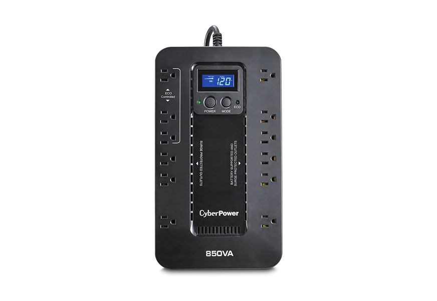 cyberpower ec850lcd ecologic battery backup
