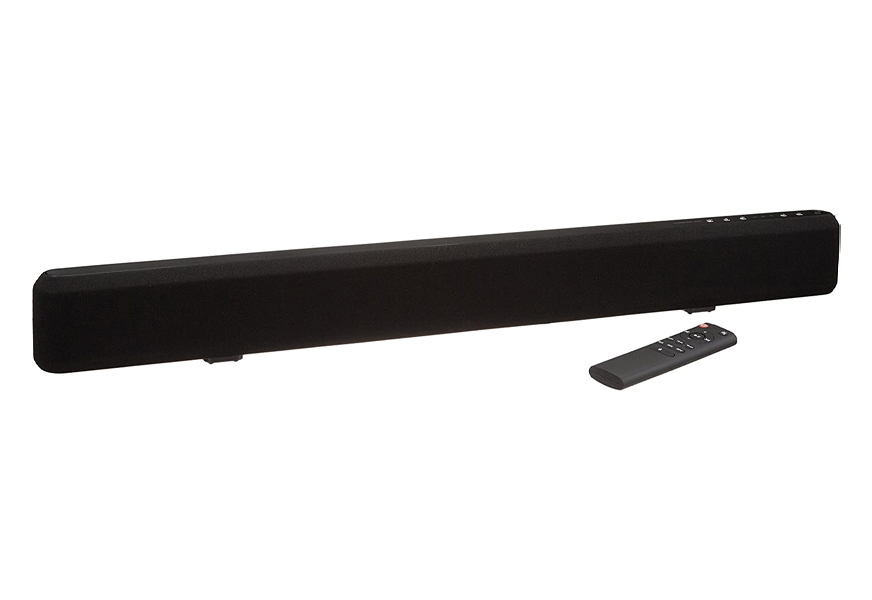 amazonbasics 2.1 channel bluetooth soundbar with built-in subwoofer