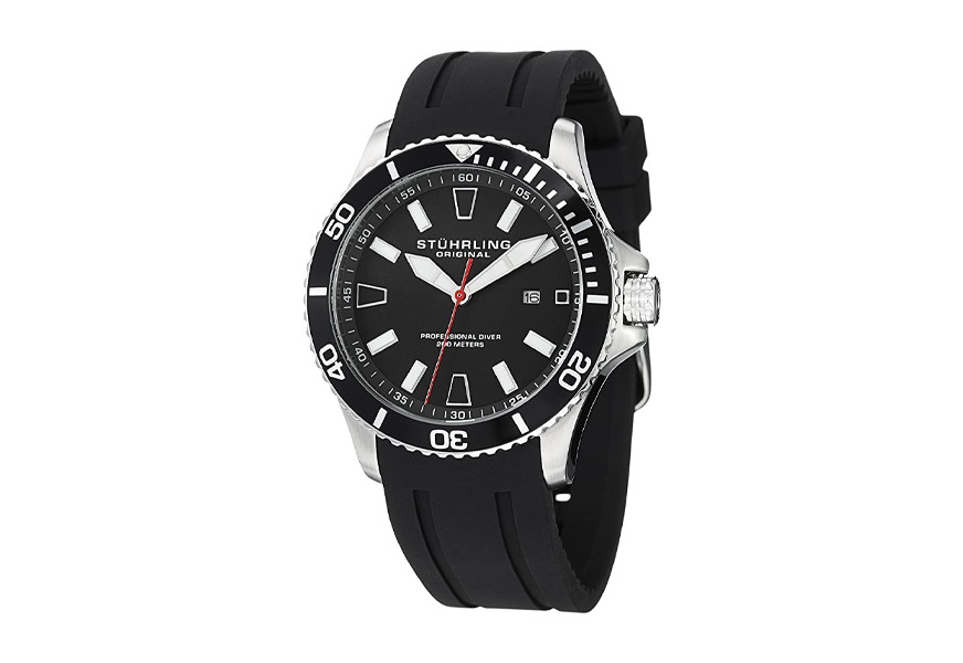 aquadiver regatta diver’s stuhrling watch