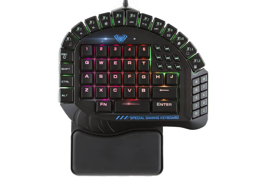 aula one-handed gaming keyboard