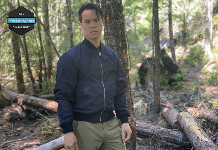 buck mason storm stopper bomber jacket