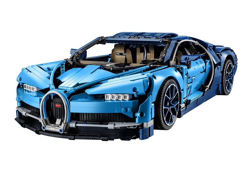 bugatti chiron race lego car