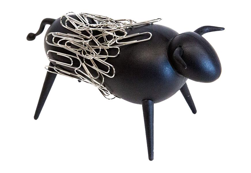 bullseye magnetic bull paper clip holder