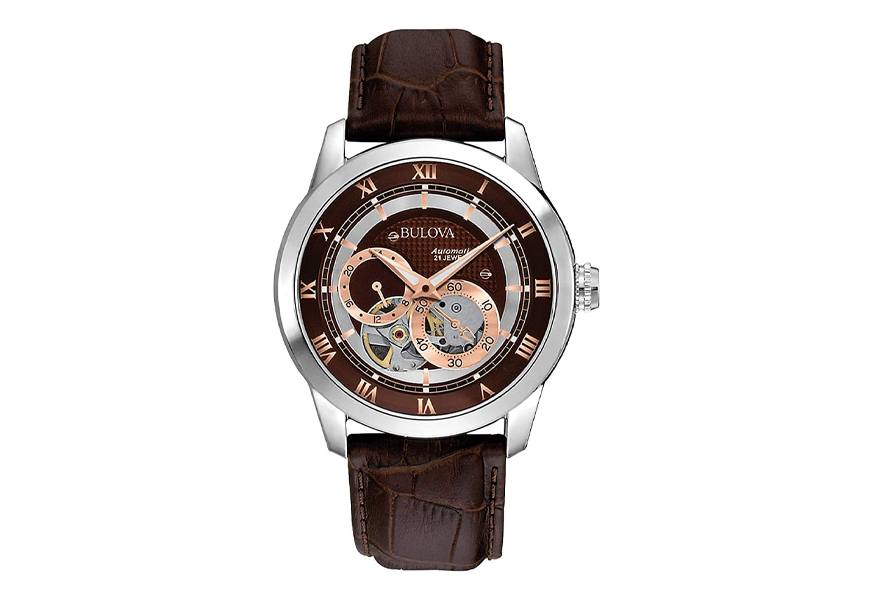 bulova men's bva series dual aperture dial watch