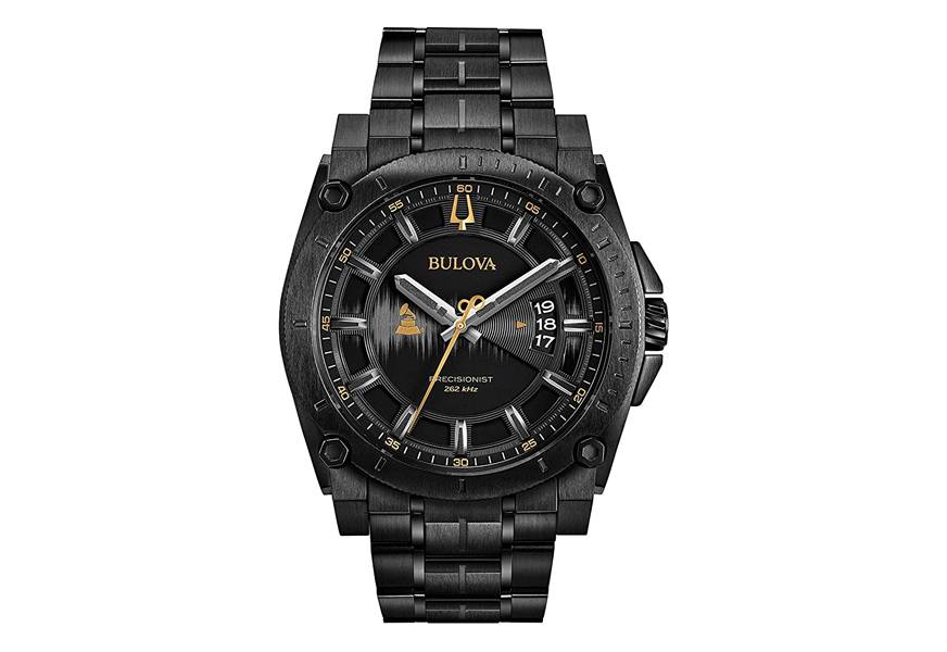 bulova men's grammy watch' quartz stainless steel casual