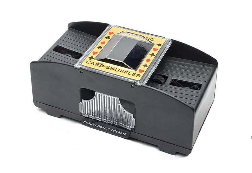 GSE™ 2-Deck PRO Casino Automatic Card Shuffler, AC/DC-Power/Battery