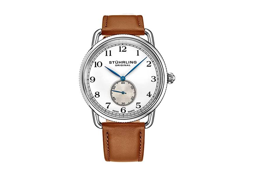 classic curvette wrist stuhrling watch for men