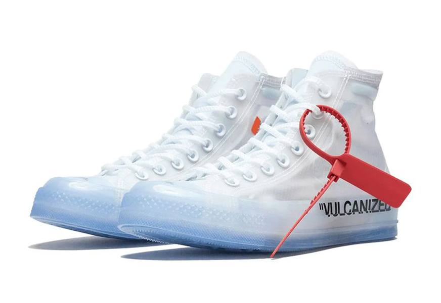 converse x off-white chuck 70 high top sneakers