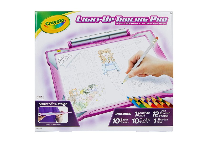crayola light up tracing pad pink