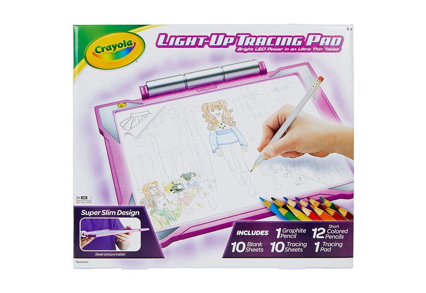 crayola light up tracing pad pink