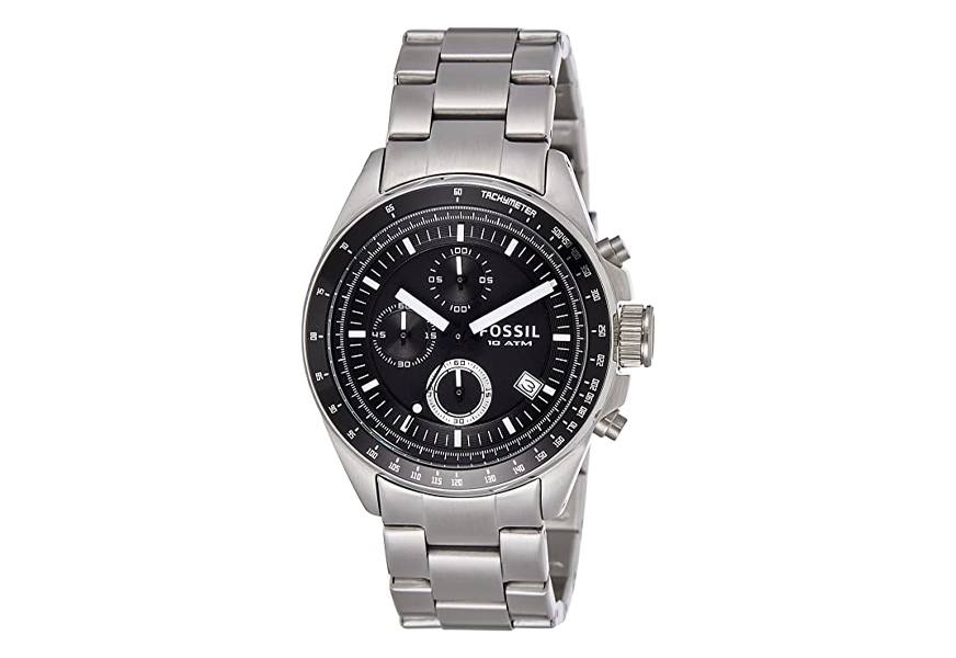 decker stainless steel watch