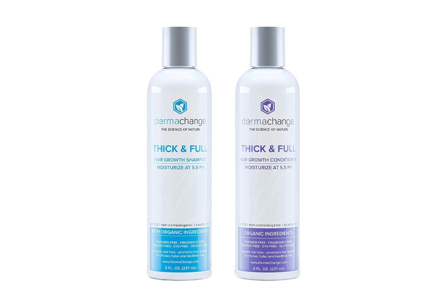 derma change thick and full shampoo and conditioner set