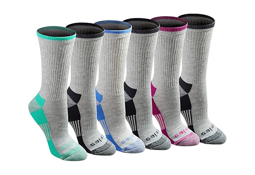 dickies women's dritech advanced moisture wicking crew sock