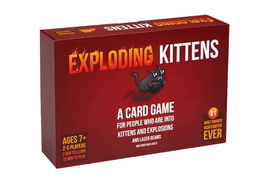 exploding kittens family board game