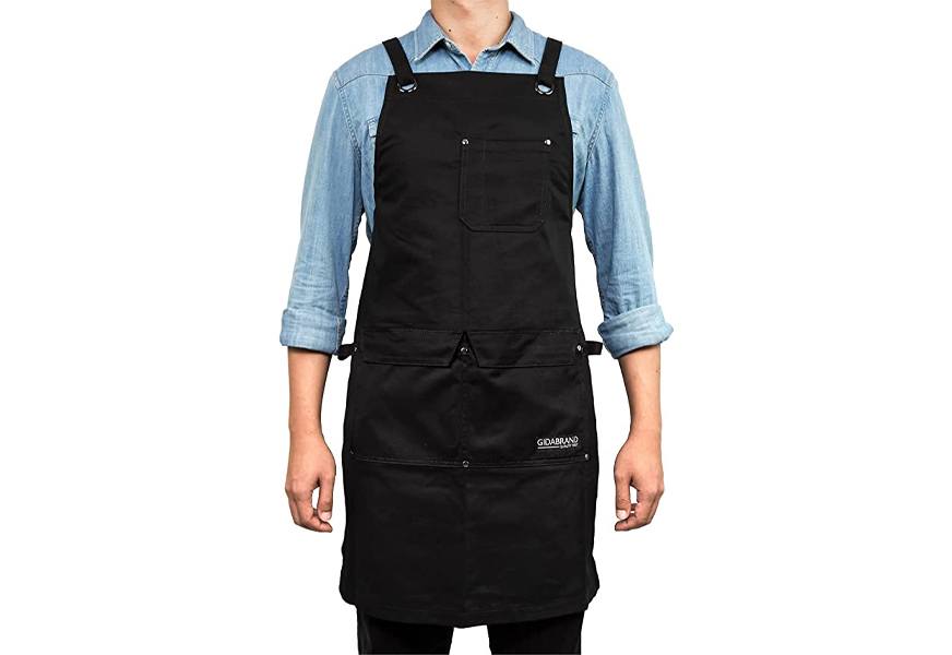 gidabrand professional grade chef kitchen apron