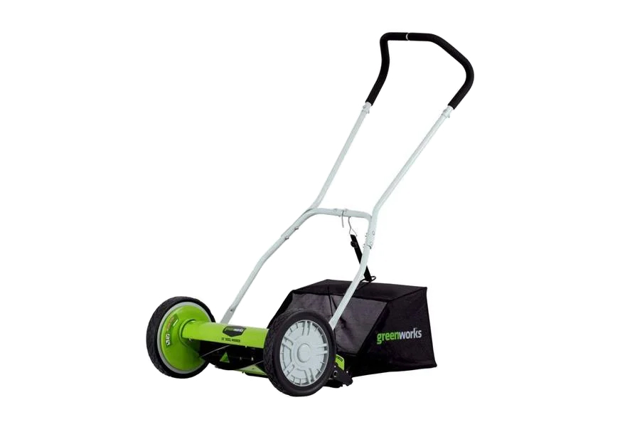 greenworks 16 inch reel mower