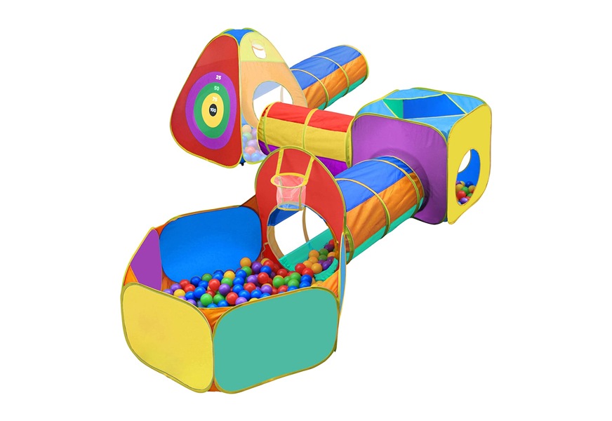 hide n’ side play tent and tunnel for kids