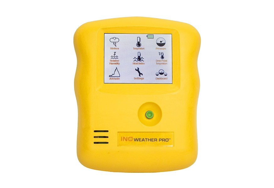 ino weather pro handheld weather station with lightning detection