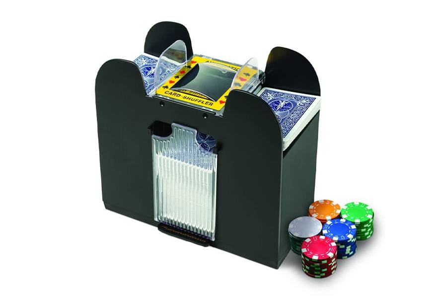 jobar 6-deck international automatic card shuffler