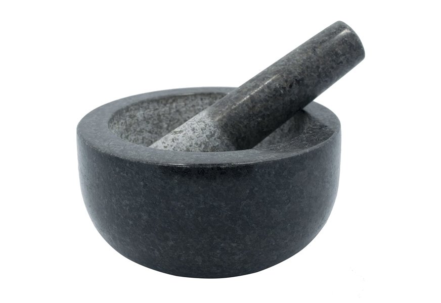 kota japan large black granite mortar and pestle