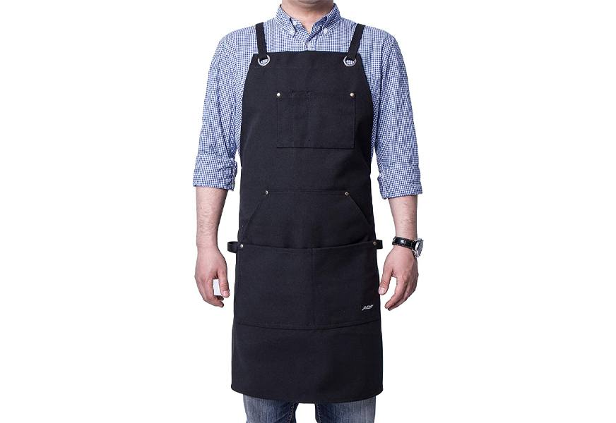 life flavor - heavy duty canvas work and bbq apron