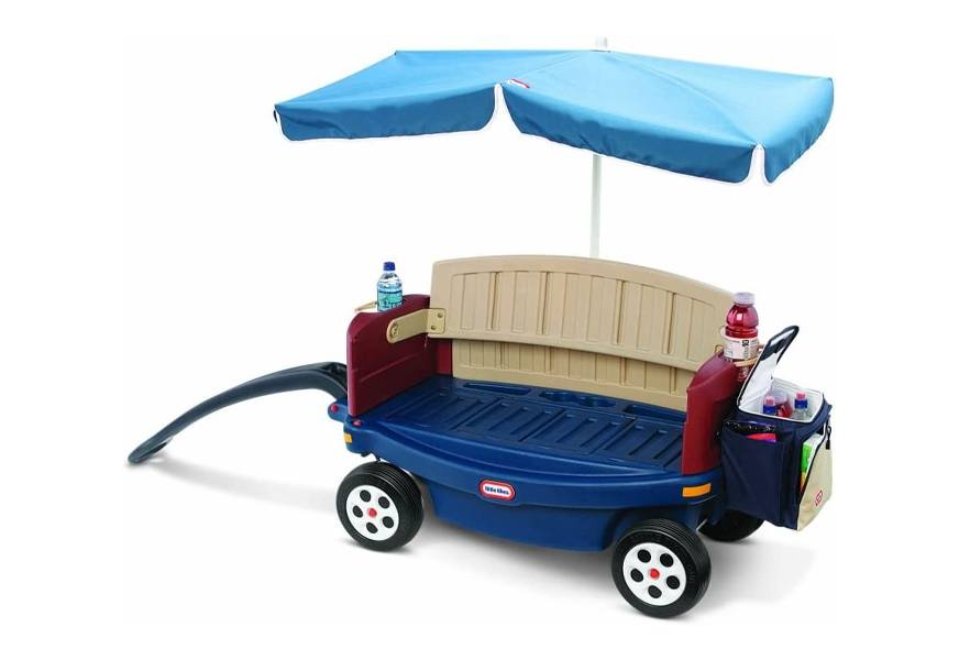 little tikes deluxe ride and relax wagon for kids