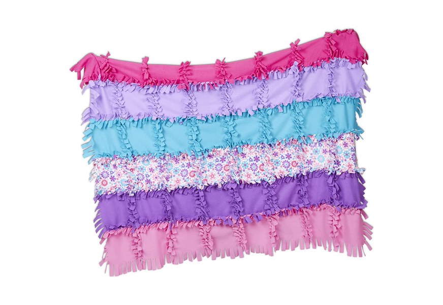 melissa & doug created by me fleece quilt