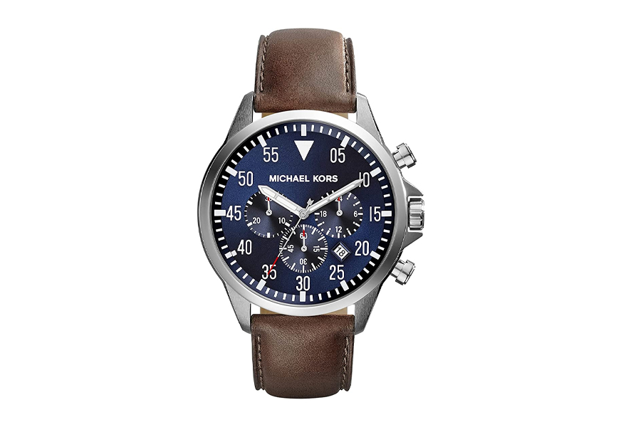 michael kors men's gage brown watch mk8362