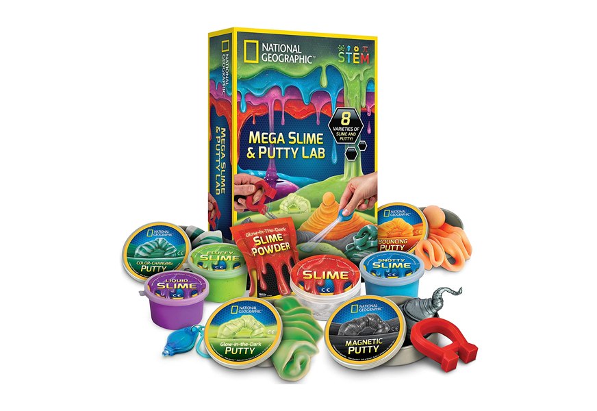 national geographic mega slime kit & putty lab