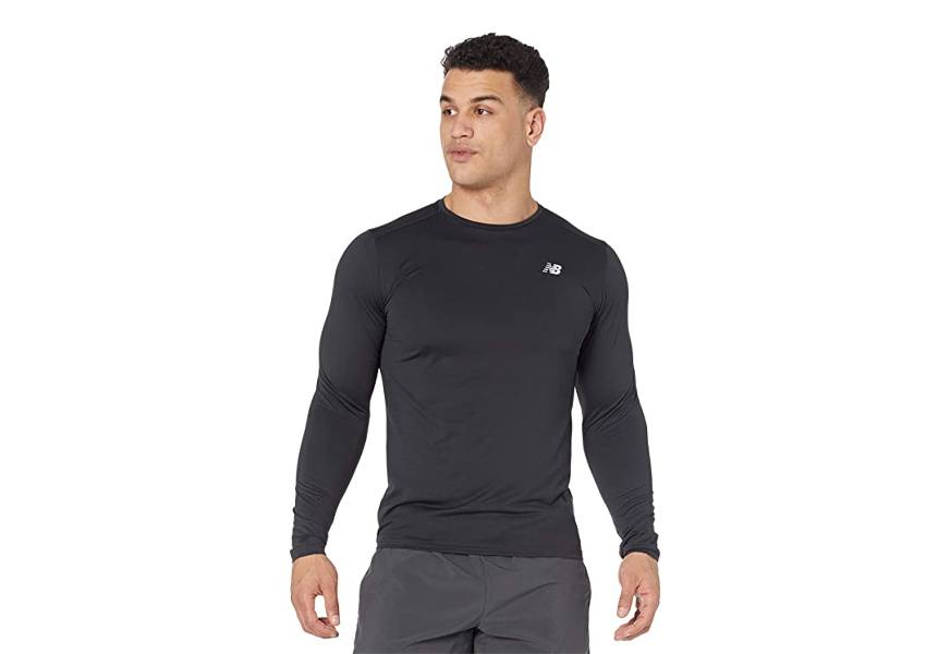 new balance men's accelerate long-sleeve shirt