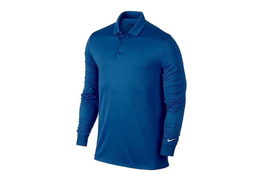 nike golf closeout men's victory longsleeve polo