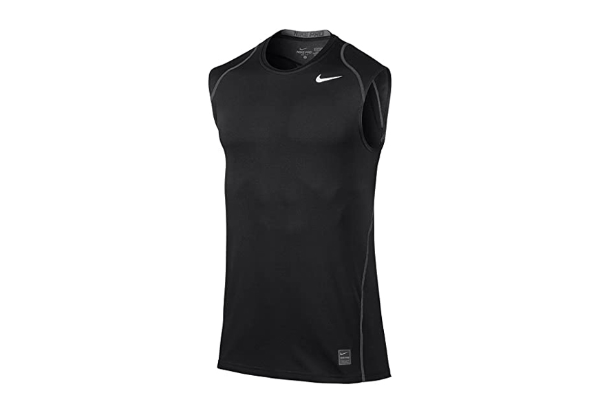 nike men’s pro cool dri-fit fitted sleeveless training shirt