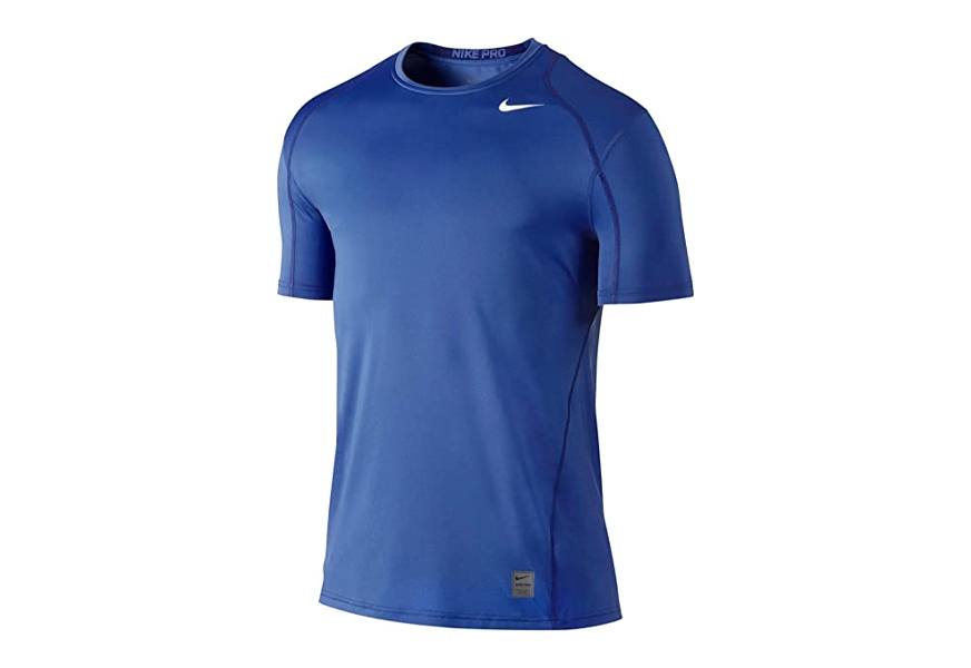 nike men's pro fitted short sleeve shirt