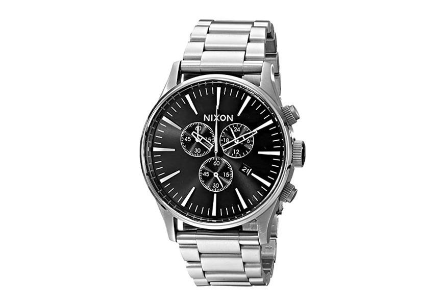 nixon men’s sentry chrono watch