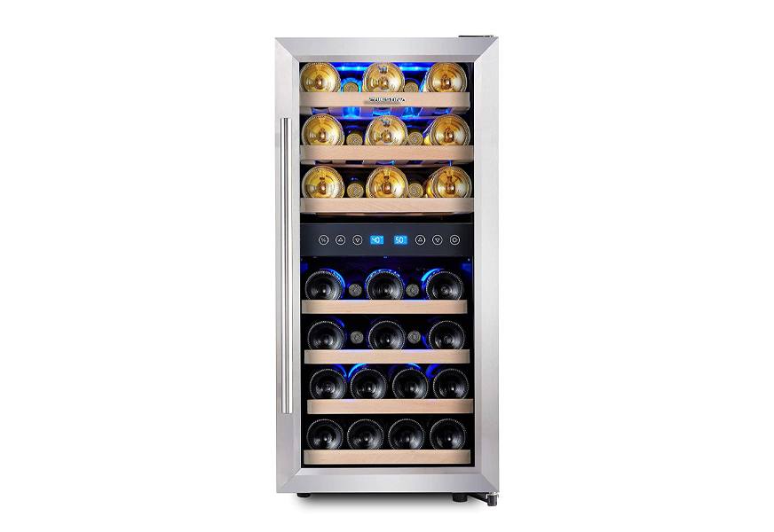 phiestina 33 bottle double zone wine cooler