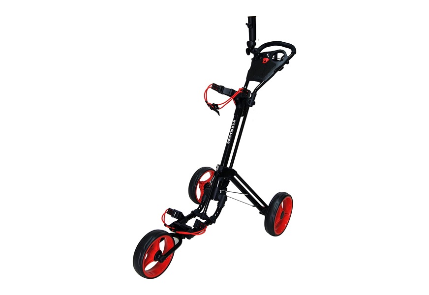 qwik-fold push pull golf trolley