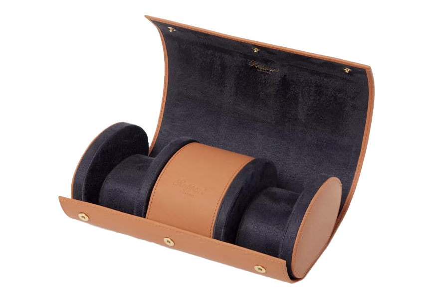rapport london leather watch roll