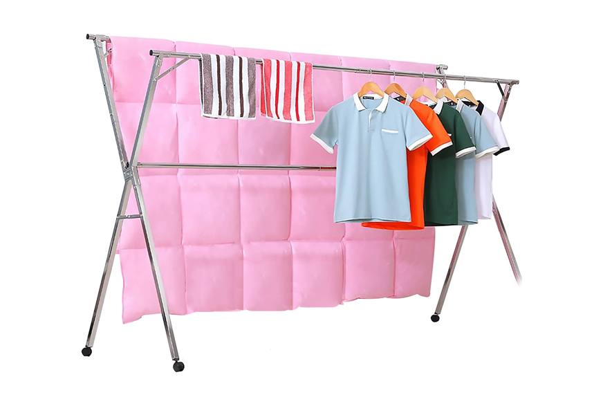 reliancer free installed stainless steel clothes drying rack