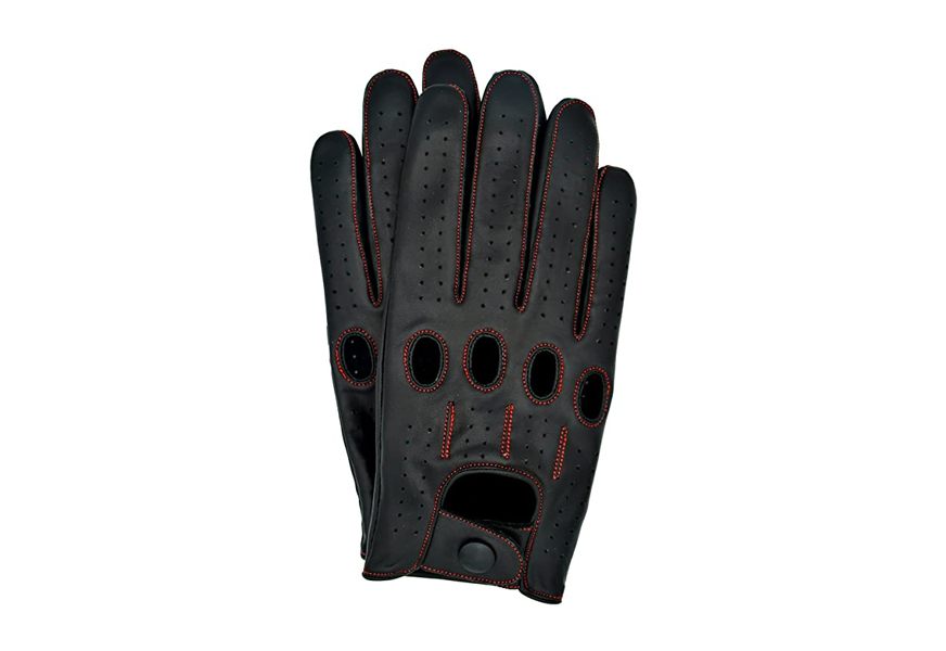 riparo genuine leather full finger driving gloves