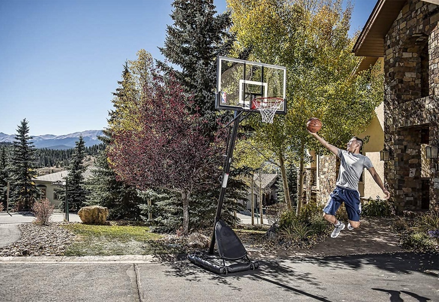 spalding pro slam portable nba basketball hoop