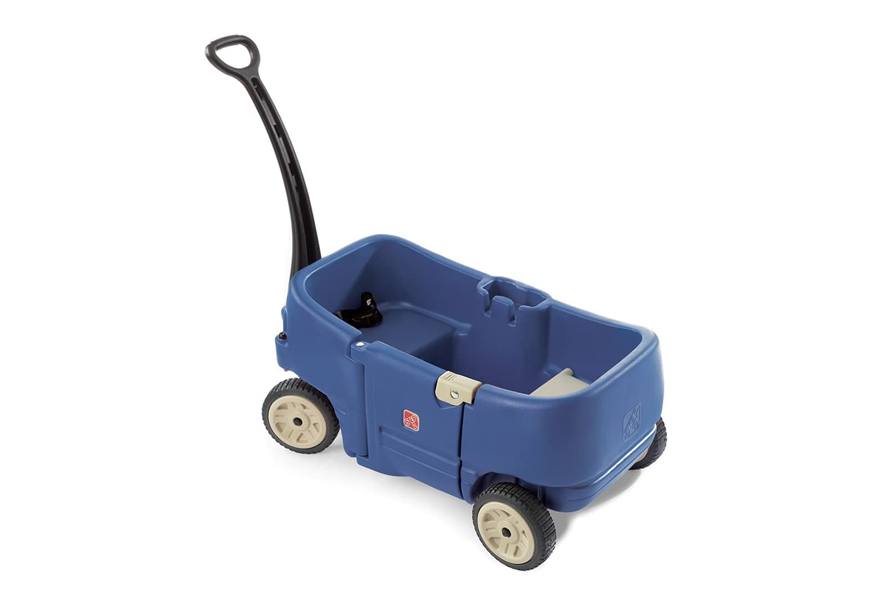 step2 wagon for kids for two plus blue