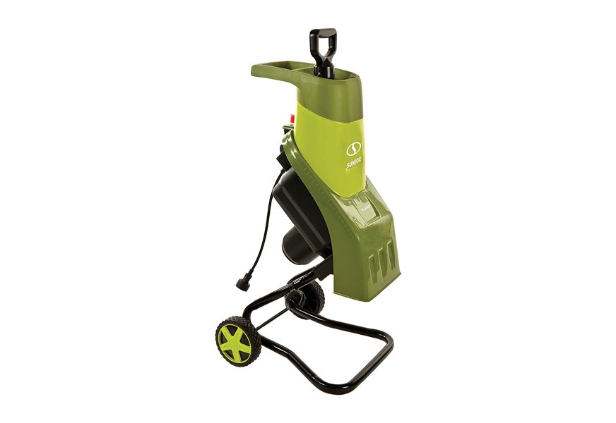 sun joe cj601e electric wood chipper shredder