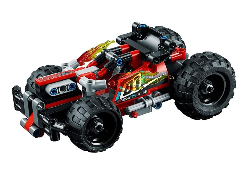 technic bash! lego car
