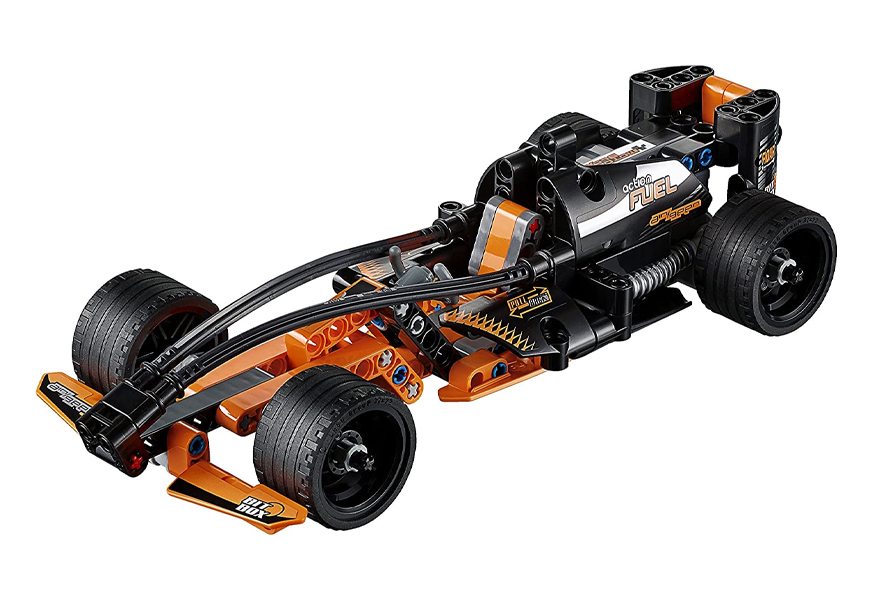 technic black champion racer lego car